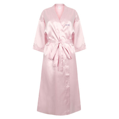 Ladies Satin Robe Thumbnail